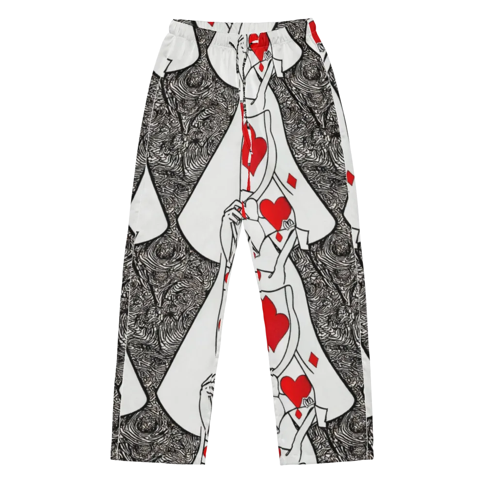 Heartbreak Hourglass on Women's Pajama Pants — Front