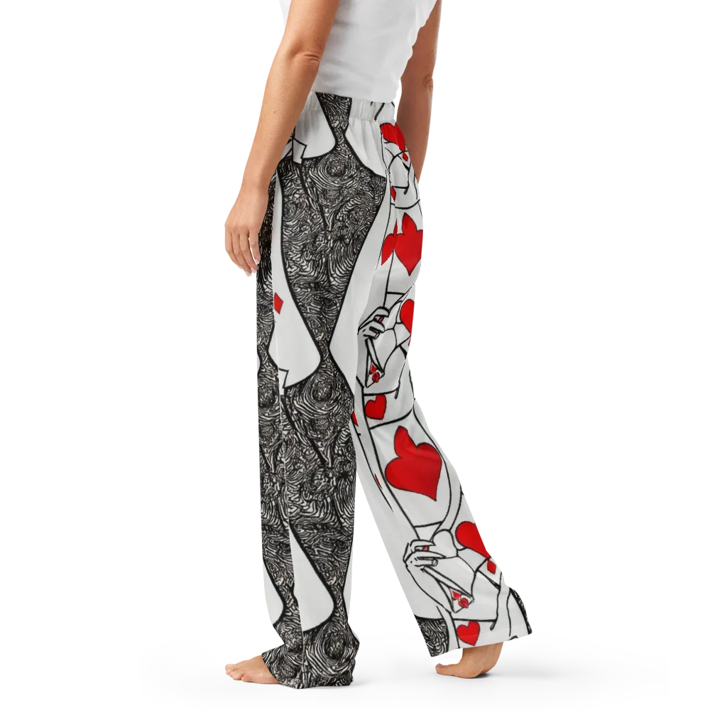 Heartbreak Hourglass on Women's Pajama Pants — Left