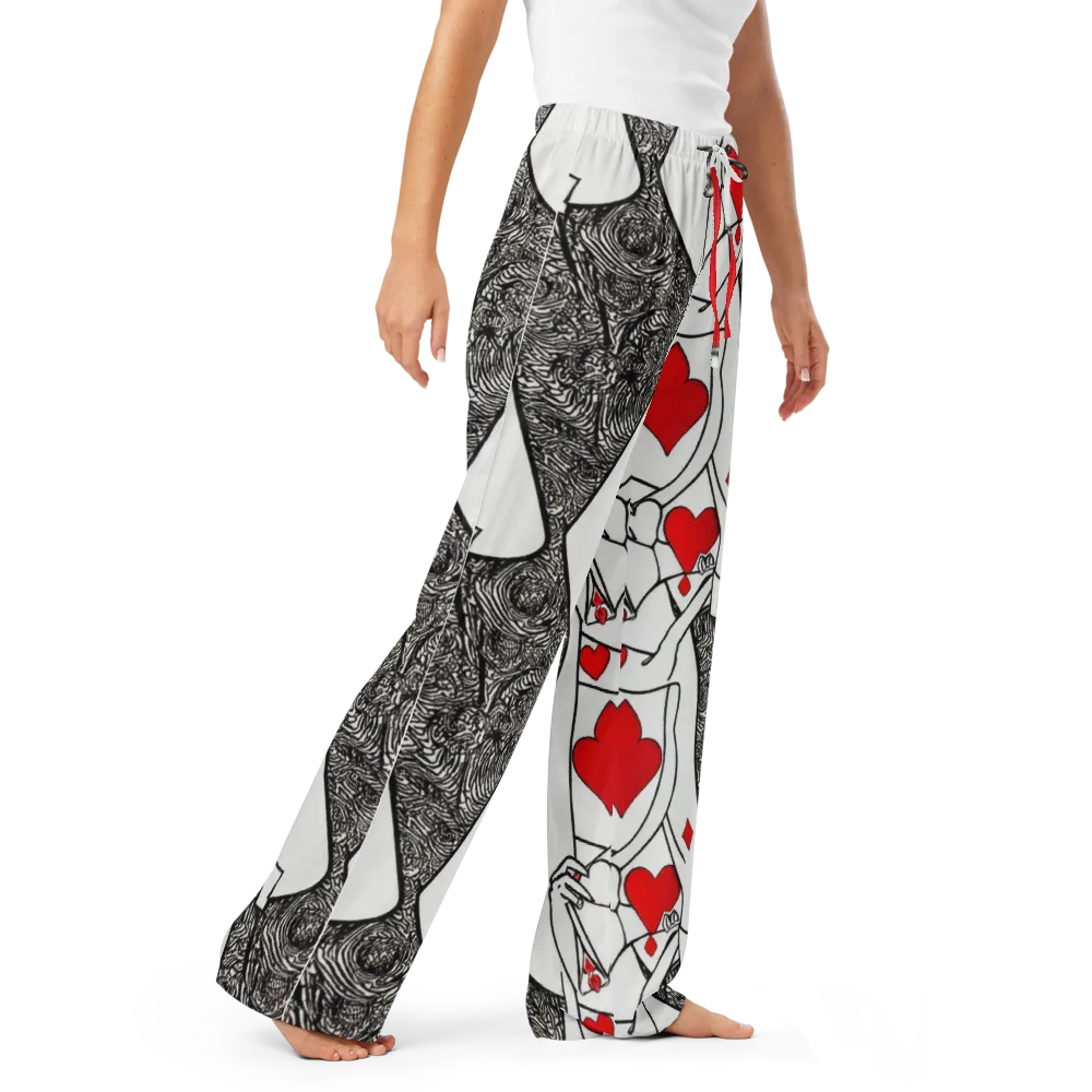 Heartbreak Hourglass on Women's Pajama Pants — Right Front