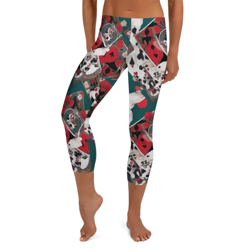 Wonderland Wager on a Capri Leggings