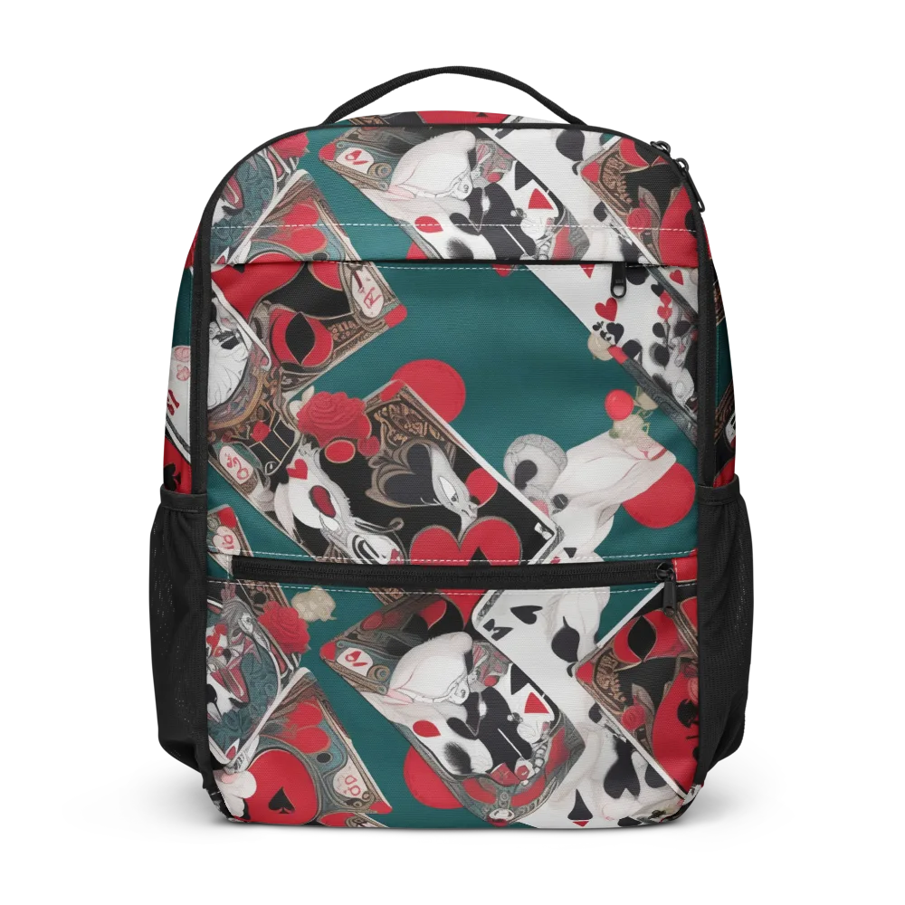 Wonderland Wager on Utility Backpack — Front