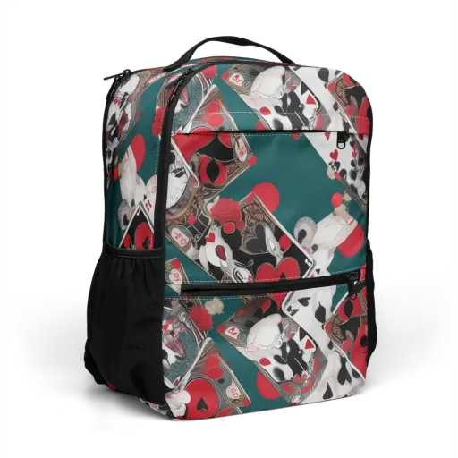 Wonderland Wager on a Utility Backpack