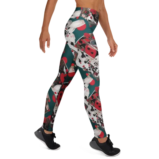 Wonderland Wager on a Yoga Leggings