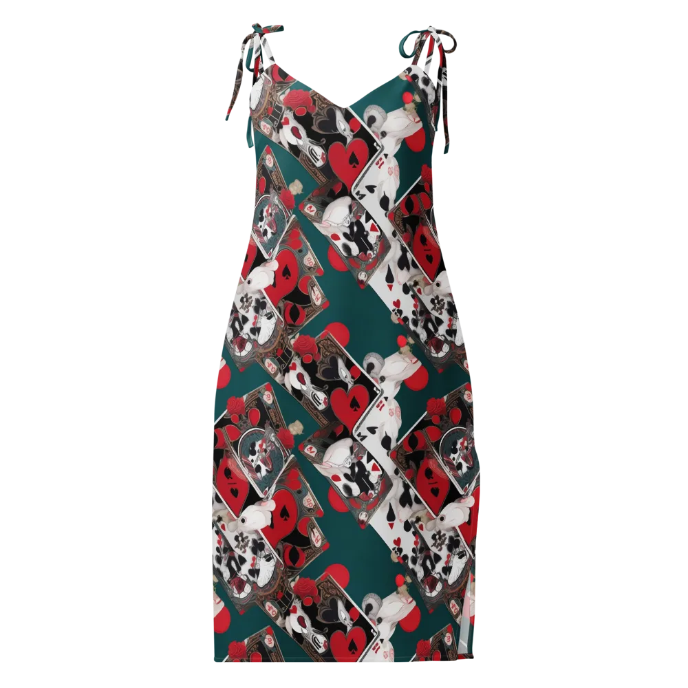 Wonderland Wager on Slip Dress — Front