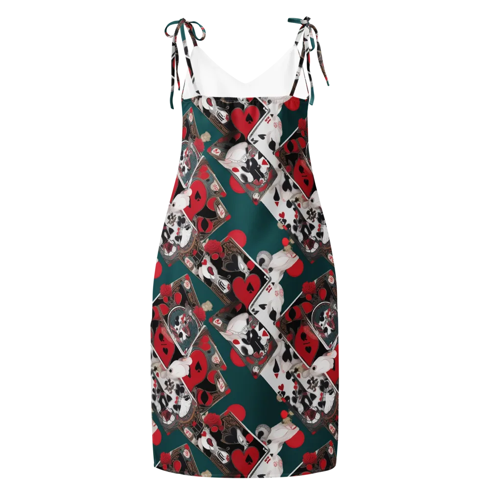 Wonderland Wager on Slip Dress — Back