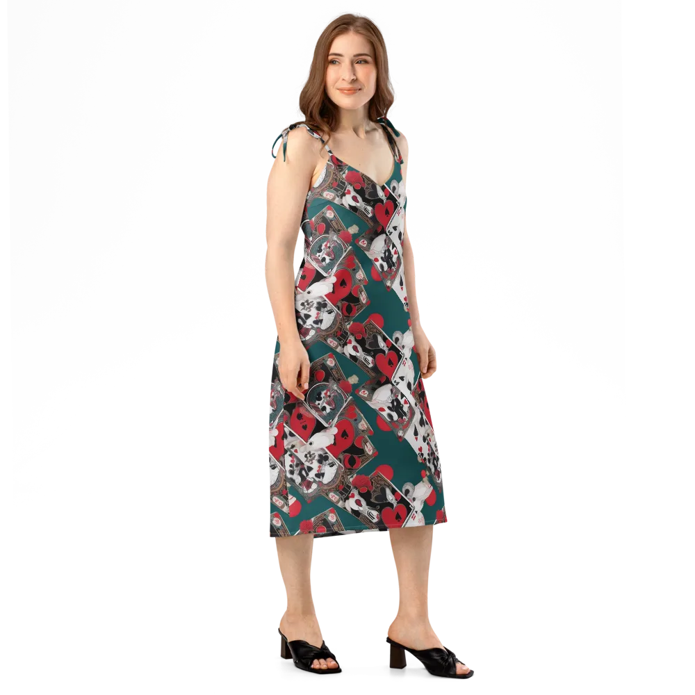 Wonderland Wager on Slip Dress — Right Front
