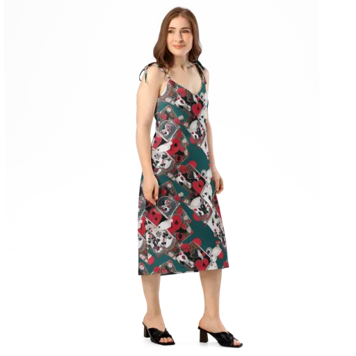Wonderland Wager on a Slip Dress