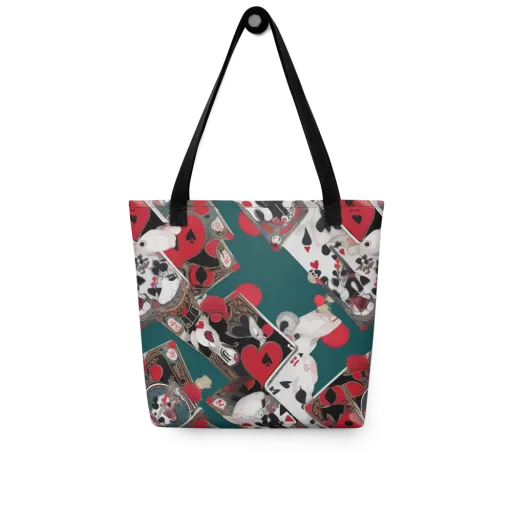 Wonderland Wager on a Tote Bag