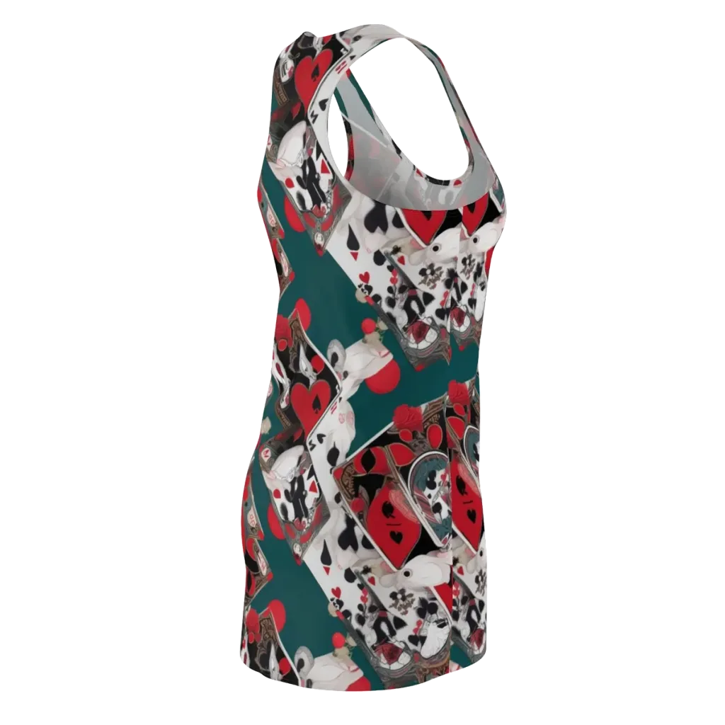 Wonderland Wager on Racerback Dress — Back Side