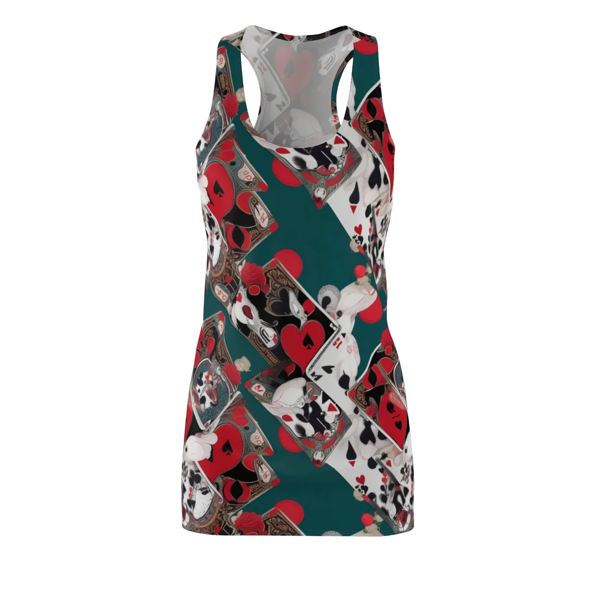 Wonderland Wager on Racerback Dress — Front