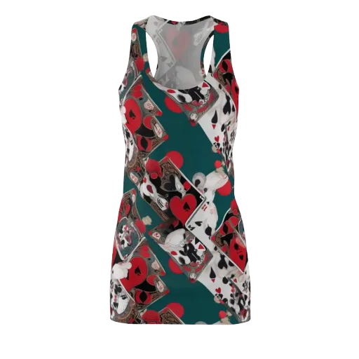 Wonderland Wager on a Racerback Dress