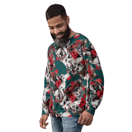 Wonderland Wager on a Sweatshirt