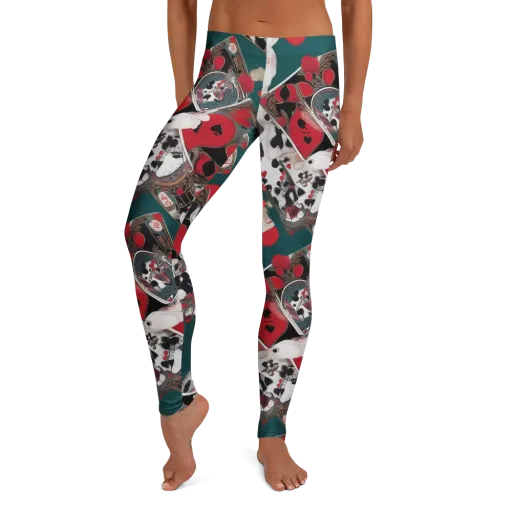 Wonderland Wager on a Leggings