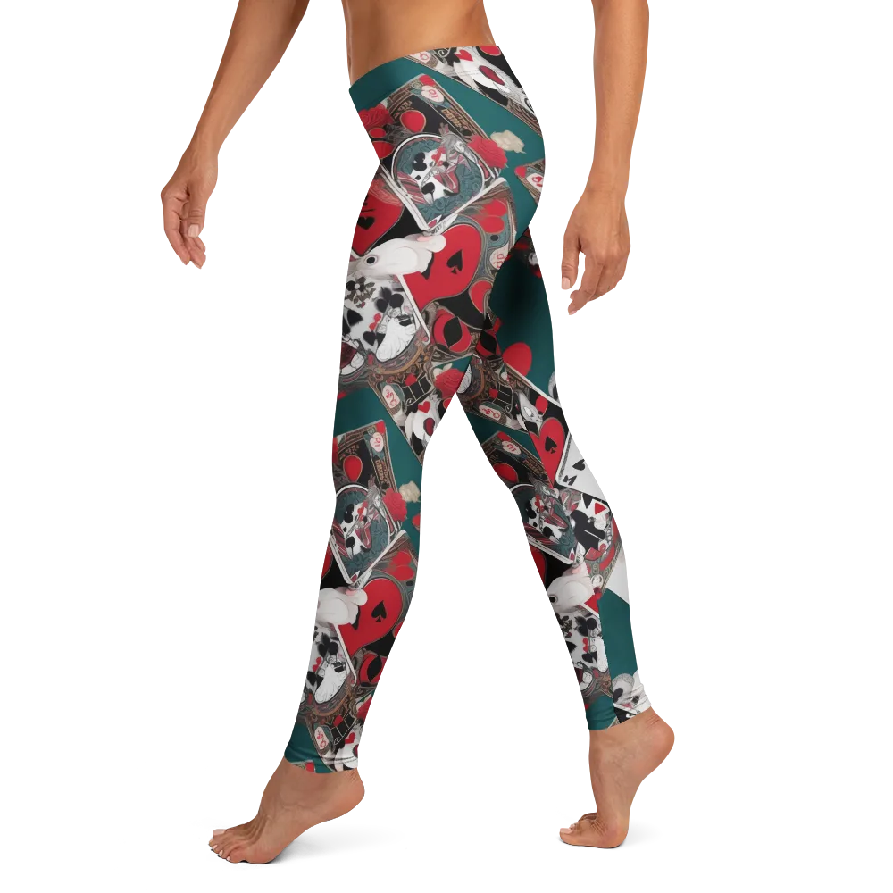 Wonderland Wager on Leggings — Left