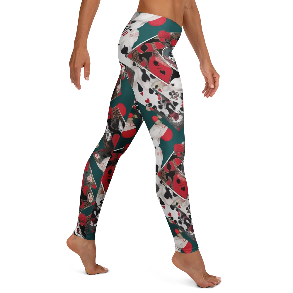 Wonderland Wager on Leggings — Right