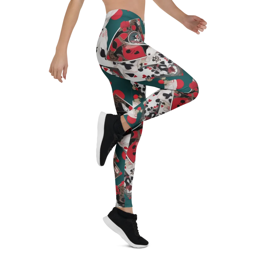 Wonderland Wager on Leggings — Right