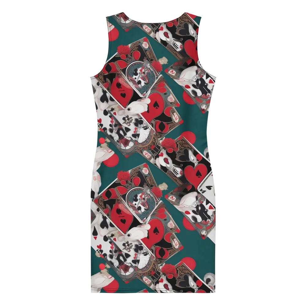 Wonderland Wager on Bodycon Dress — Back