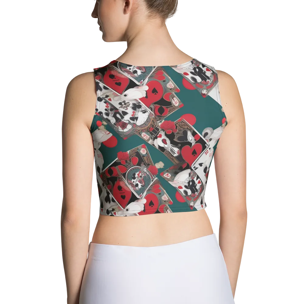 Wonderland Wager on Crop Top — Back