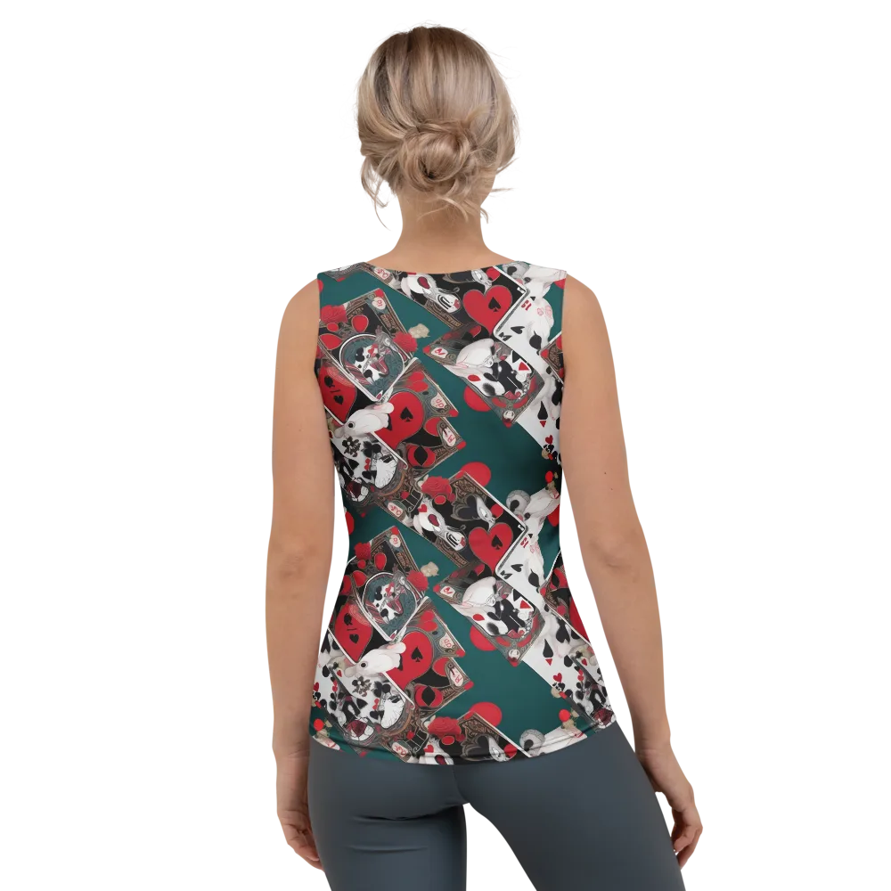Wonderland Wager on Women's Tank Top — Back