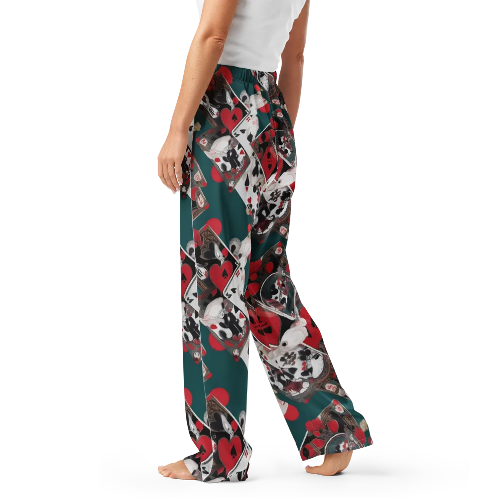 Wonderland Wager on Women's Pajama Pants — Left