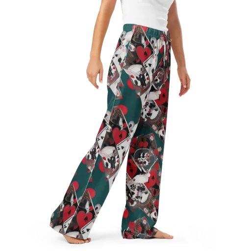 Wonderland Wager on a Women's Pajama Pants