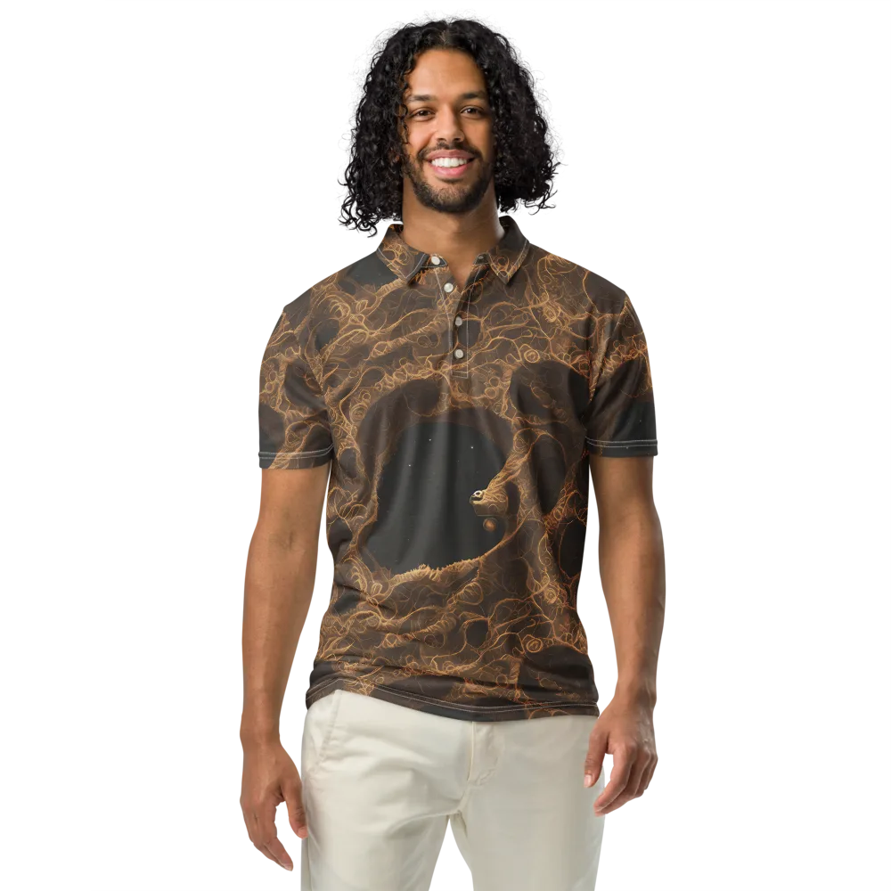 Kunkle's Knot on Men's Slim Fit Polo Shirt — Front