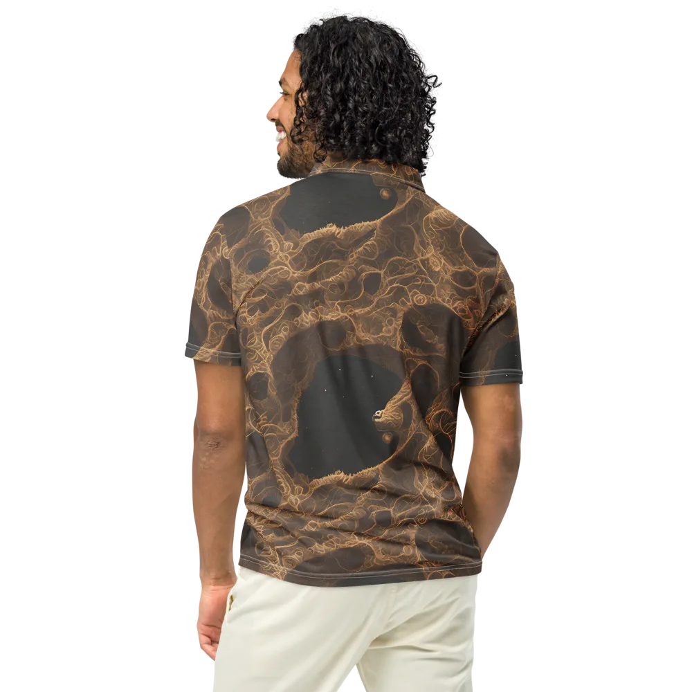 Kunkle's Knot on Men's Slim Fit Polo Shirt — Back