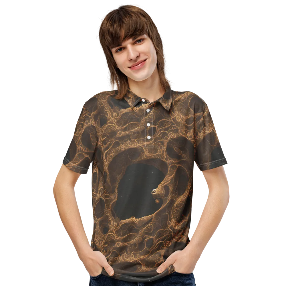 Kunkle's Knot on Men's Slim Fit Polo Shirt — Front
