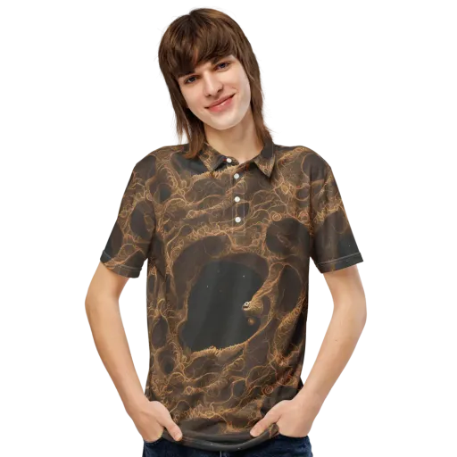 Kunkle's Knot on a Men's Slim Fit Polo Shirt