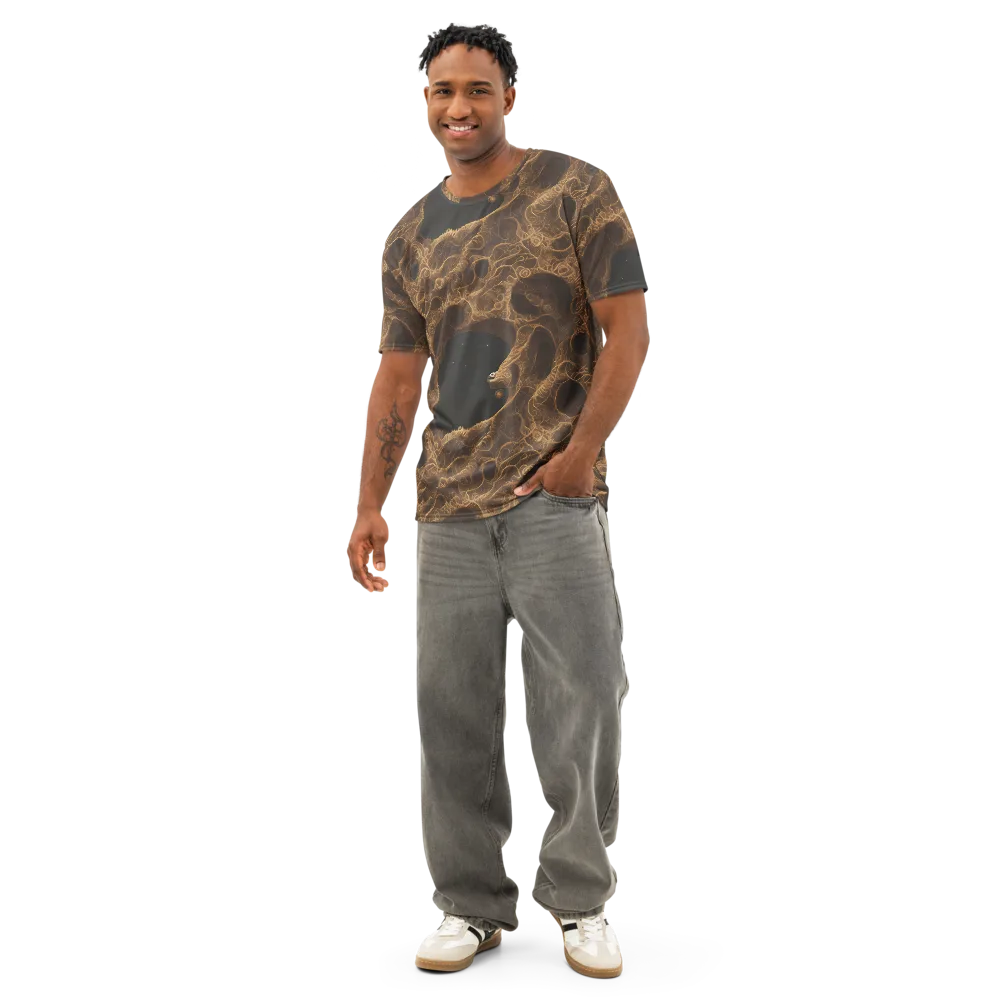 Kunkle's Knot on Men's Cotton Crew Neck T-Shirt — Front