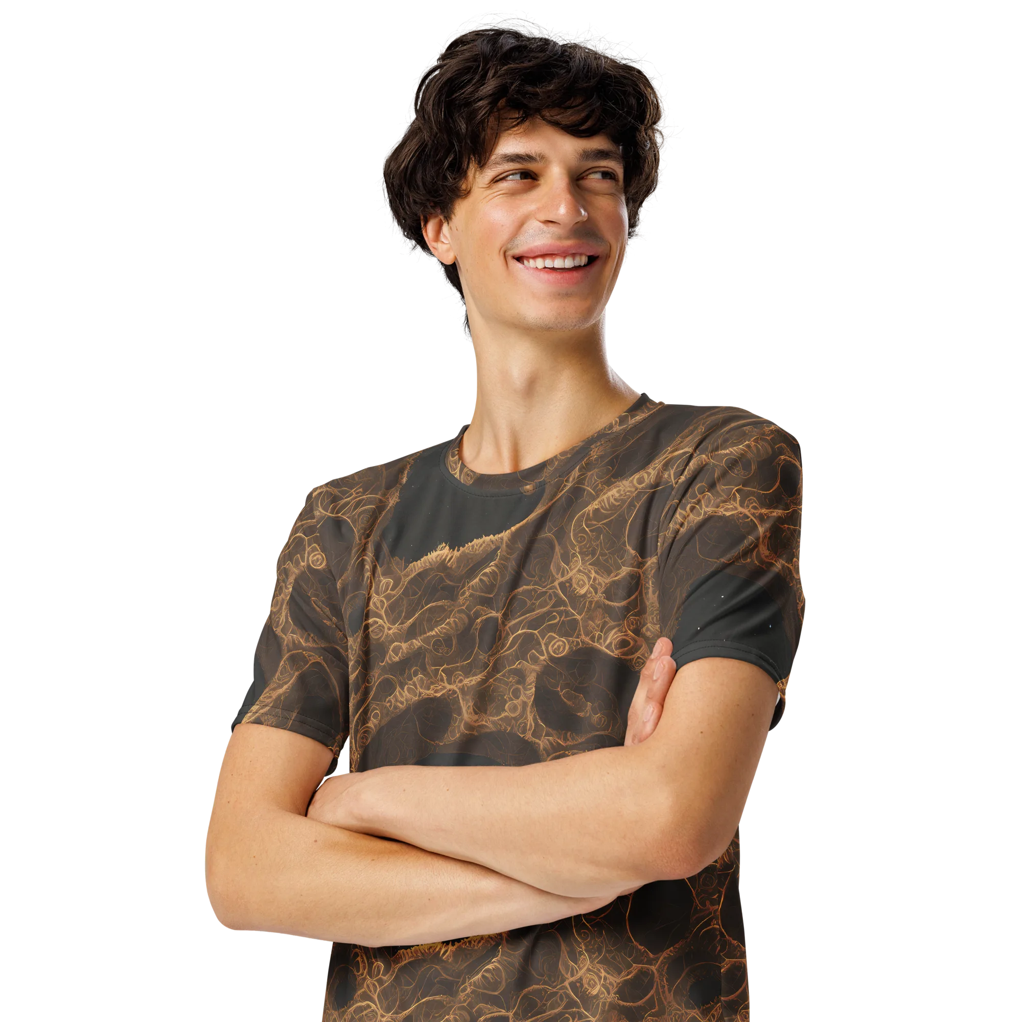 Kunkle's Knot on Men's Crew Neck T-Shirt — Left Front