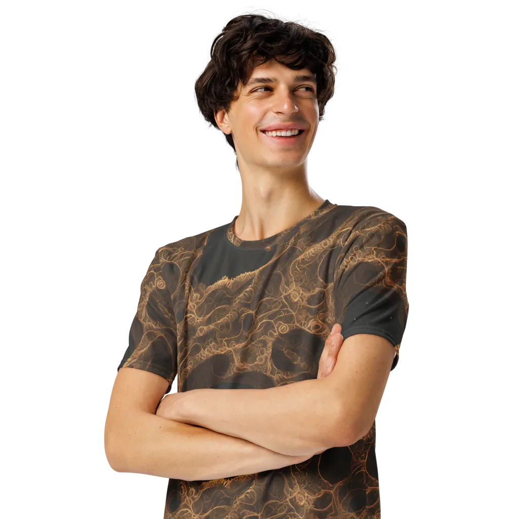 Kunkle's Knot on Men's Crew Neck T-Shirt — Left Front