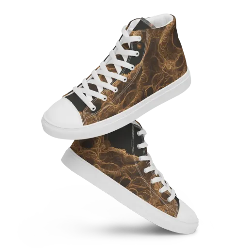 Kunkle's Knot on a Women's High Top Canvas Shoes
