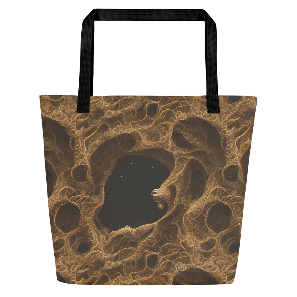 Kunkle's Knot on Large Tote Bag W/ Pocket — Front