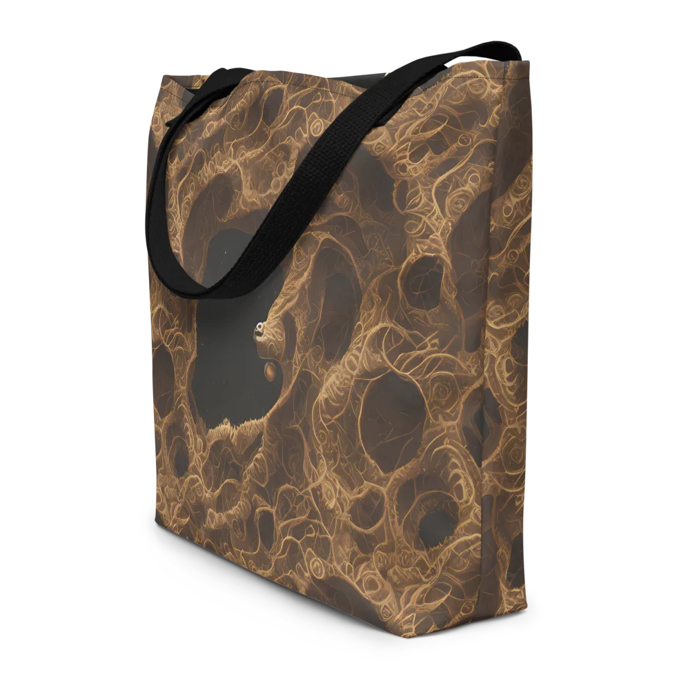 Kunkle's Knot on Large Tote Bag W/ Pocket — Front