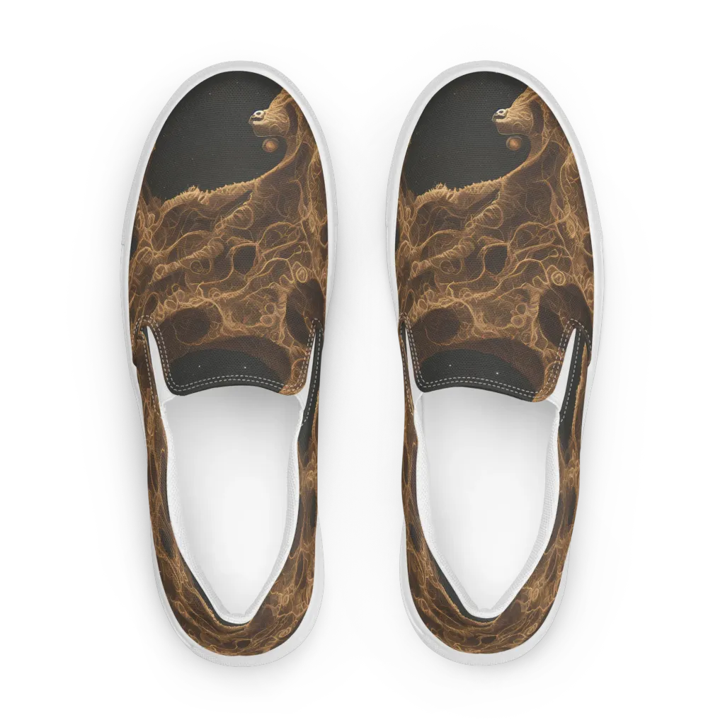 Kunkle's Knot on Women's Slip-On Canvas Shoes — Front