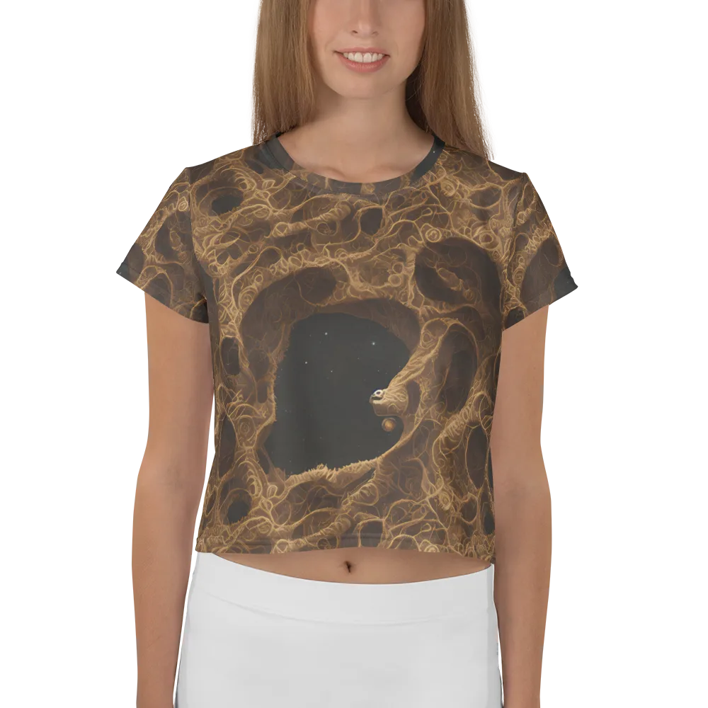 Kunkle's Knot on Crop Tee — Front