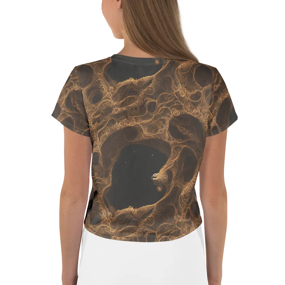 Kunkle's Knot on Crop Tee — Back