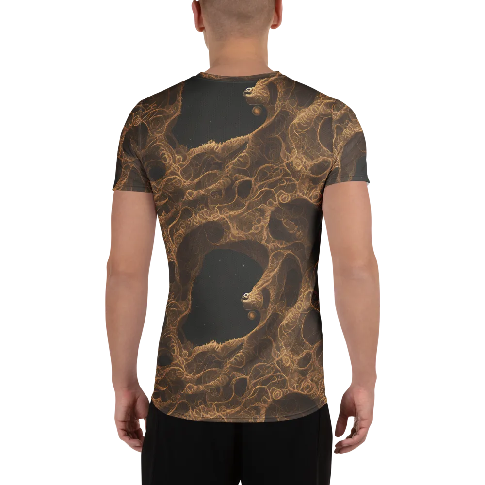 Kunkle's Knot on Men's Athletic T-Shirt — Back