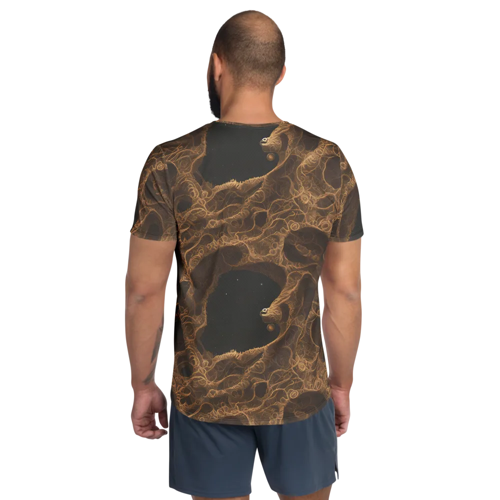 Kunkle's Knot on Men's Athletic T-Shirt — Back