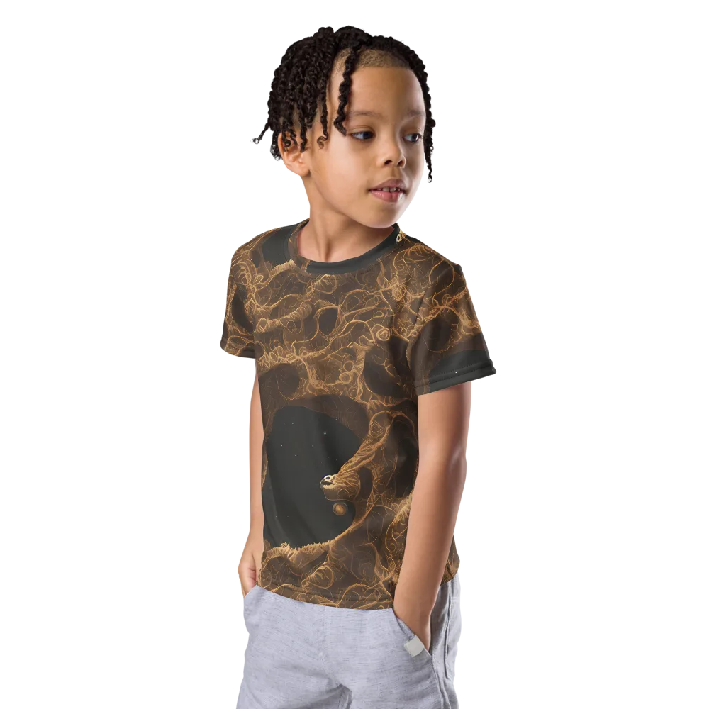 Kunkle's Knot on Kids Crew Neck T-Shirt — Left Front