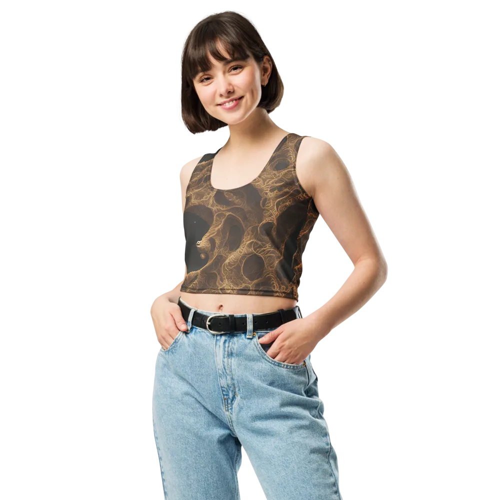 Kunkle's Knot on Crop Top — Front