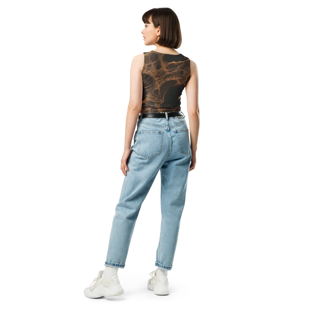 Kunkle's Knot on Crop Top — Back