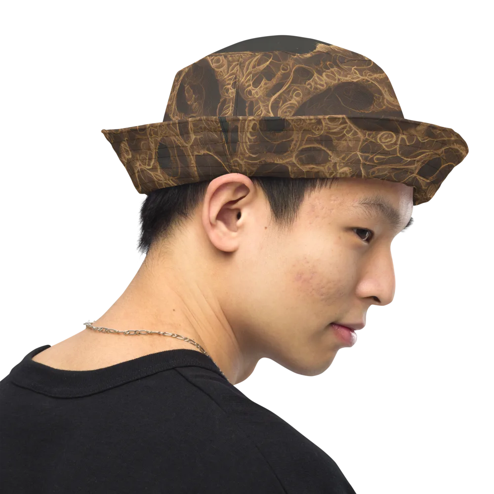 Kunkle's Knot on Reversible Bucket Hat — Right Outside