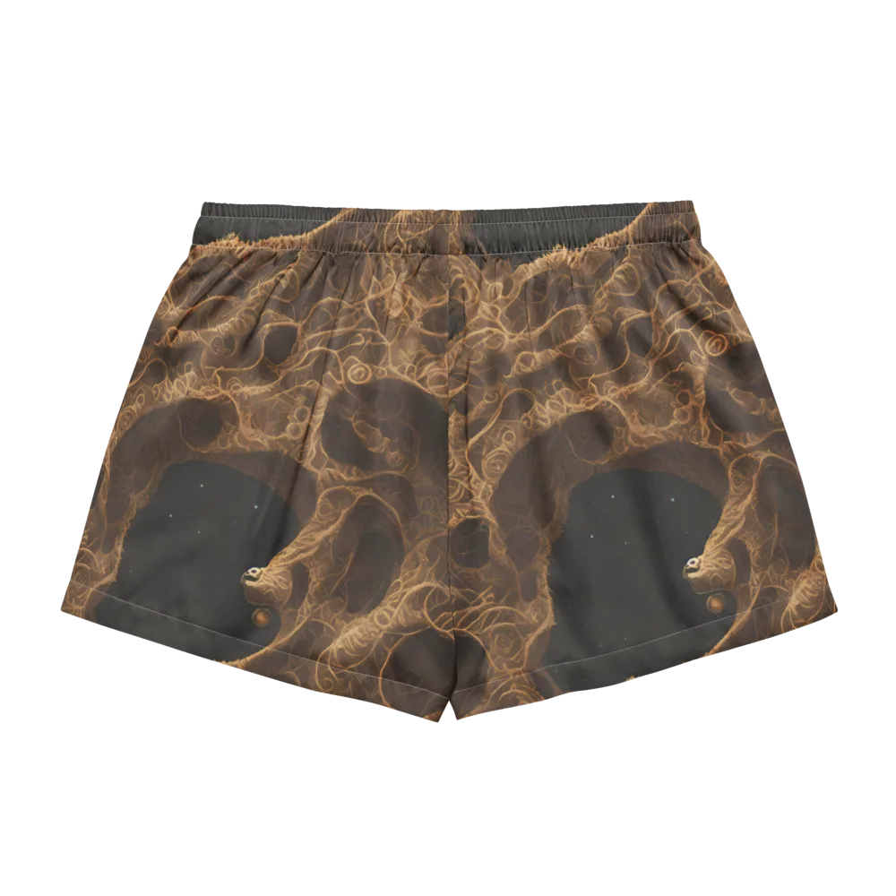 Kunkle's Knot on Women's Pajama Shorts — Back