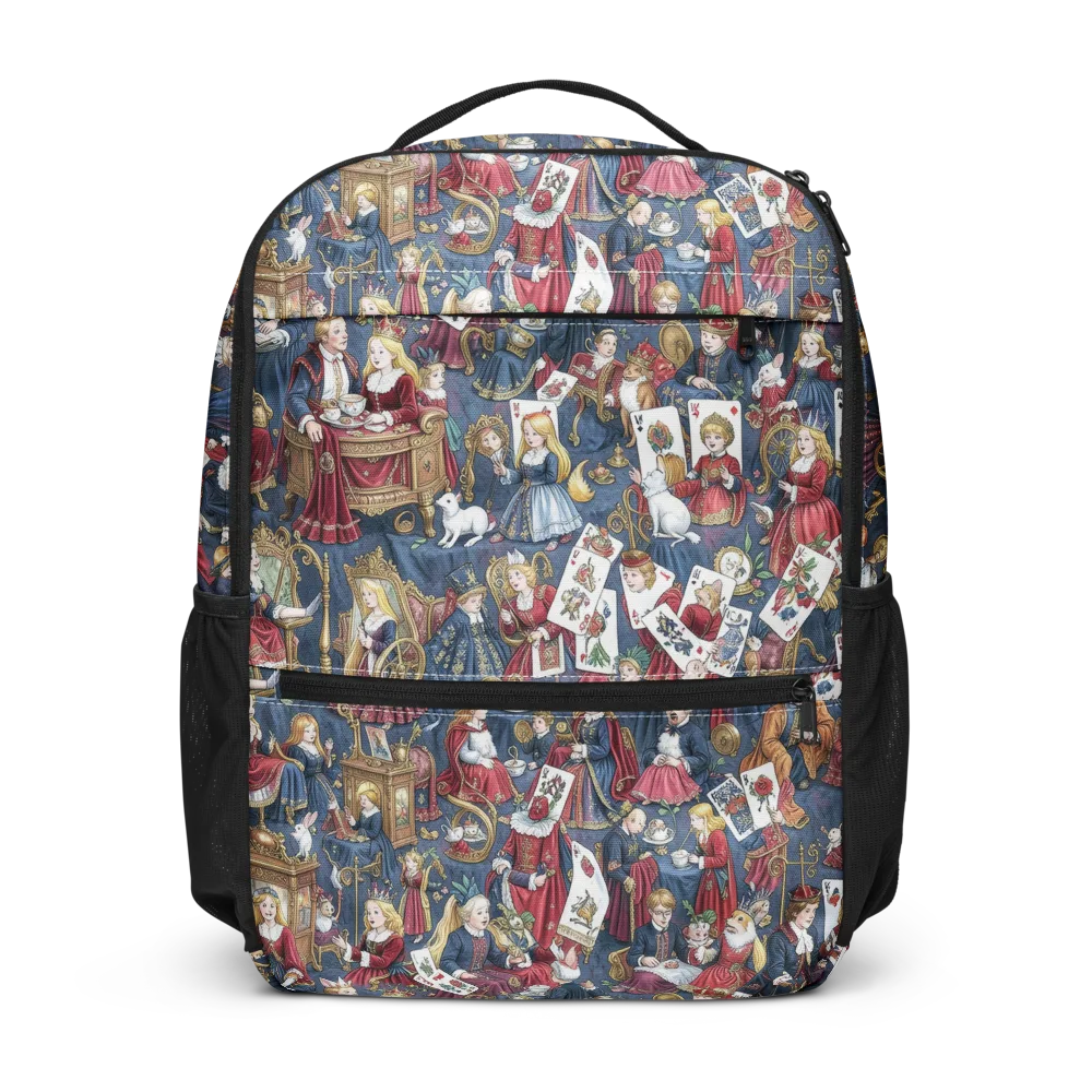 Royal Tea Party on Utility Backpack — Front