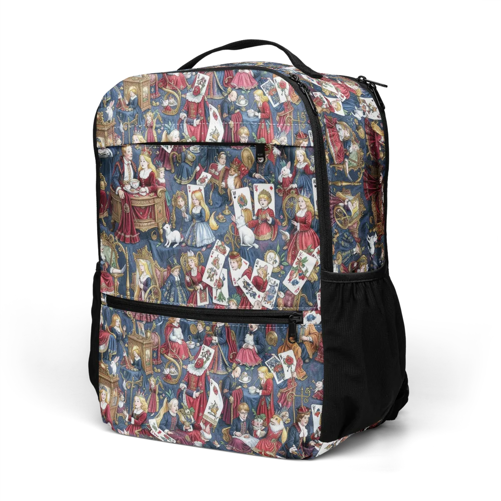 Royal Tea Party on Utility Backpack — Left Front