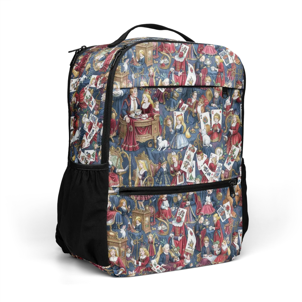 Royal Tea Party on Utility Backpack — Right Front