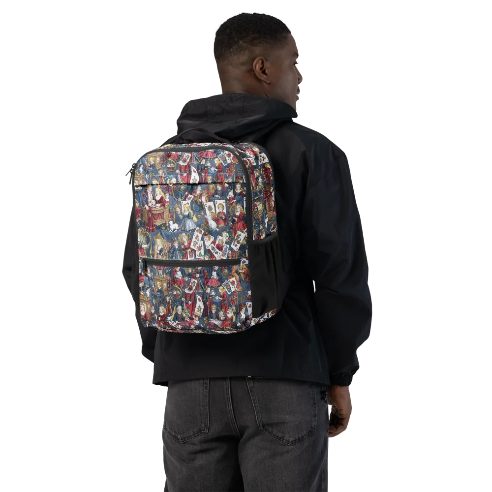Royal Tea Party on Utility Backpack — Back