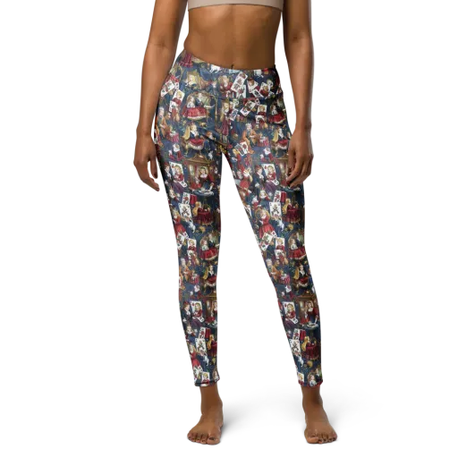 Royal Tea Party on a Yoga Leggings